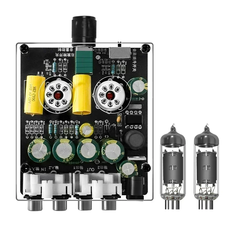 Home Cinema Heos - Yükseltilmiş 6K4 Tüp Preamplifikatör Amplifikatörler HiFi