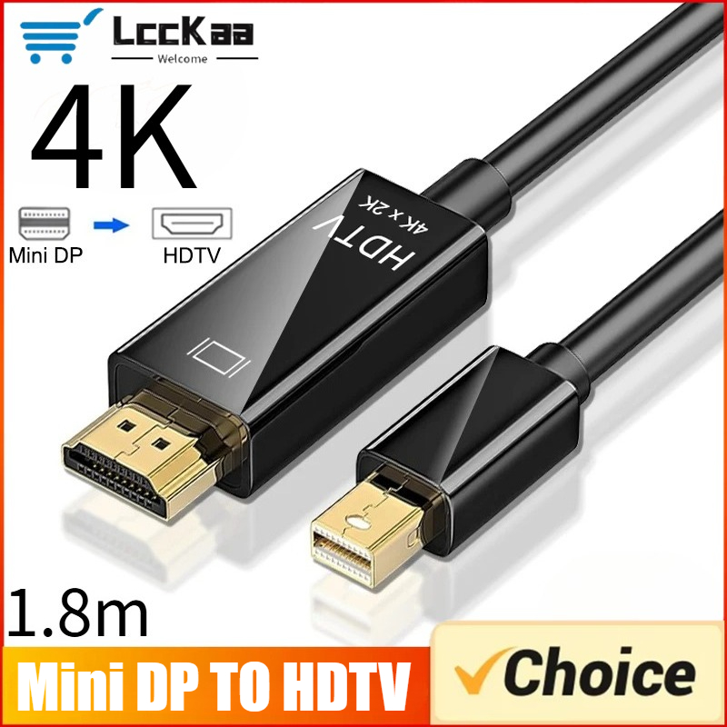 Home Cinema Projector 4K - 4K Mini DisplayPort'tan HDMI uyumlu 1.8M