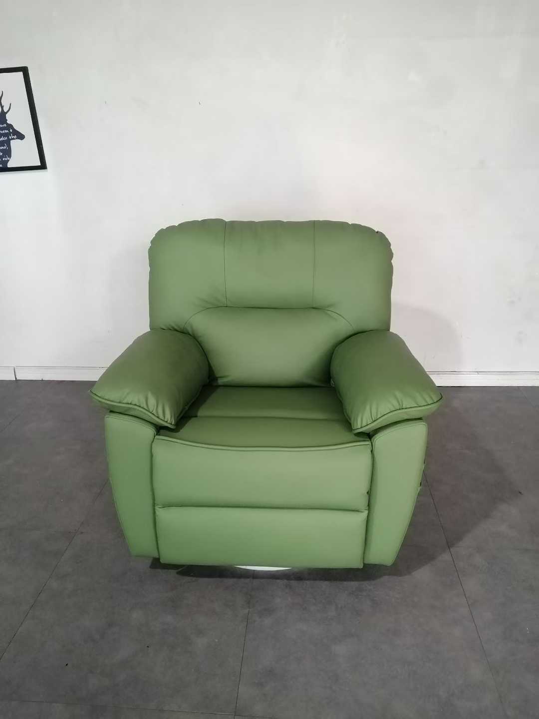 Home Cinema Recliners - Sentetik Deri Metal Çerçeveli Modern Sinema