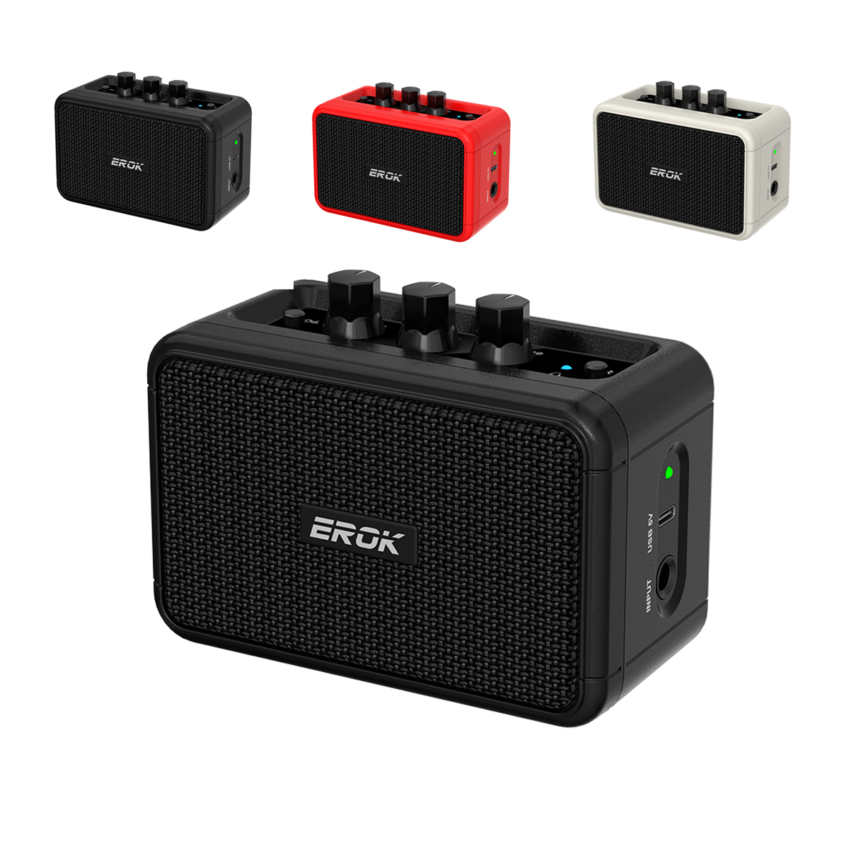 Home Cinema Portable - Taşınabilir EROK Mini 5W Gitar Amfisi