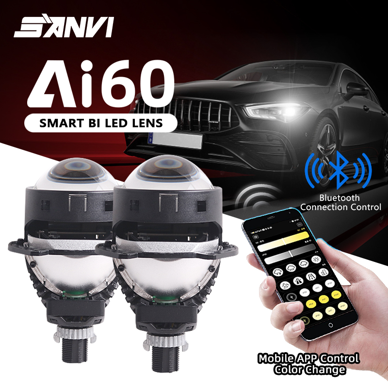 Projector Lamp Replacement - YENİ SANVI Ai60 Araba Bi LED