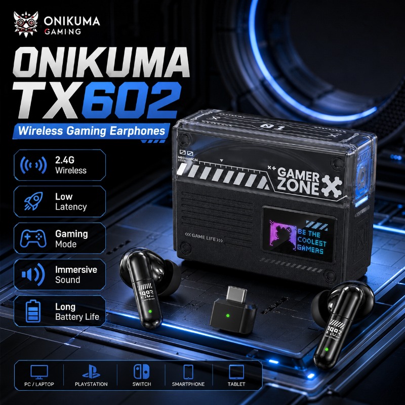 Home Cinema Headphones - ONIKUMA TX602 Bluetooth Oyun Kulaklıkları 2.4G