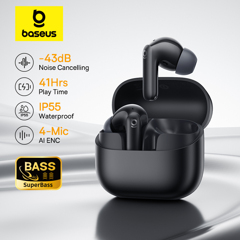 Home Cinema Headphones - Baseus Bass EP10 NC -43dB Gürültü