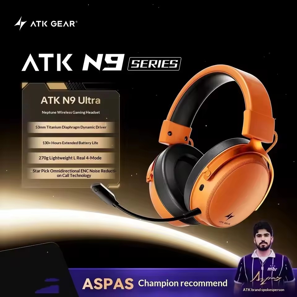 Home Cinema Headphones - ATK N9 2.4GHz Kablosuz Oyun Kulaklığı,