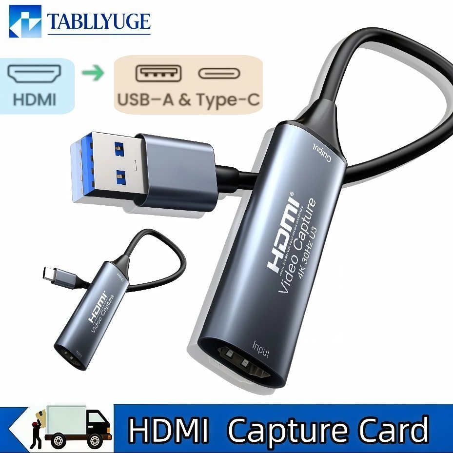 Home Cinema Usb - USB-C 2.0/3.0 HDMI Video Yakalama Kartı,