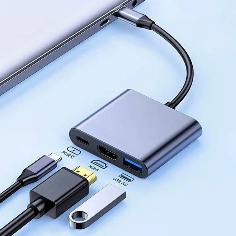 Home Cinema Usb - USB C HUB 3in1 Tip C