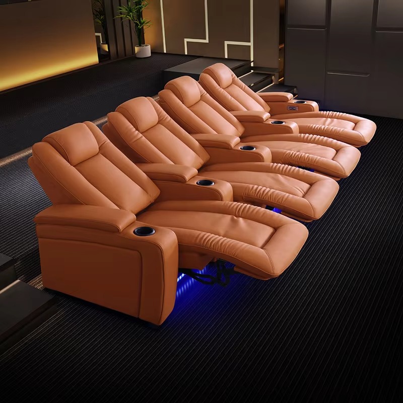 Home Cinema Recliners - Lüks Manuel Sinema Koltukları, Yatarlı Oturma