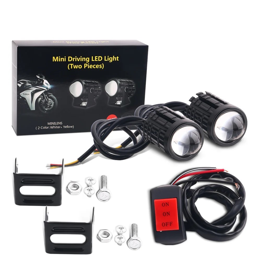 Projector Lamp Replacement - Evrensel Motosiklet LED Far Projektör Lens