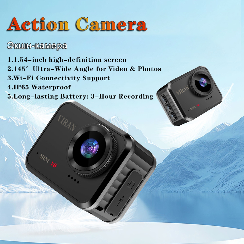 Home Cinema Outdoor - Mini Aksiyon Kamerası 4K Ultra HD