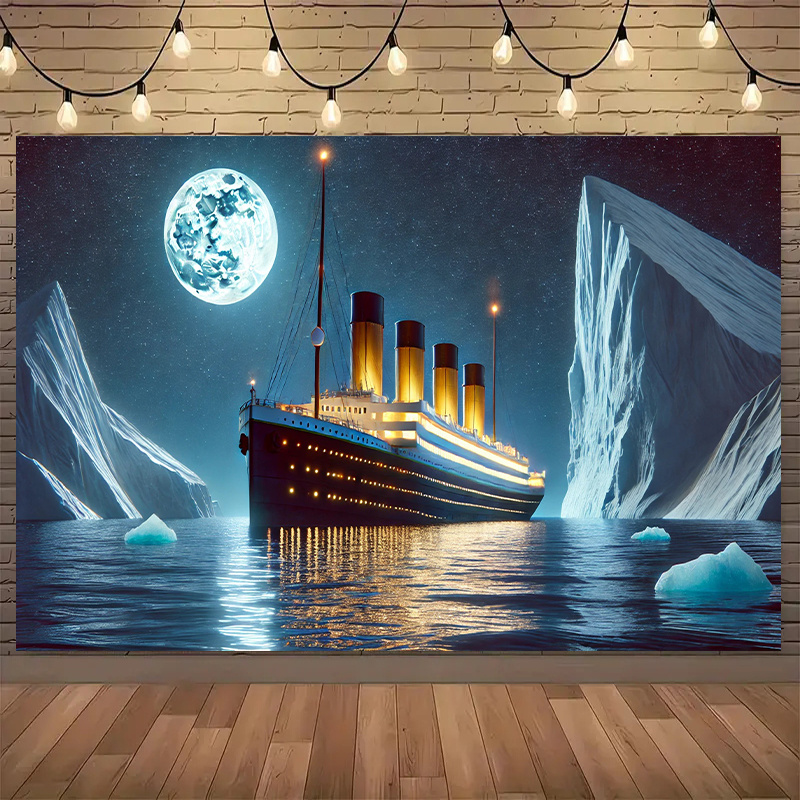 Home Cinema The Drama - Titanic Gemi Buzdağı Ay Işığı Gobleni