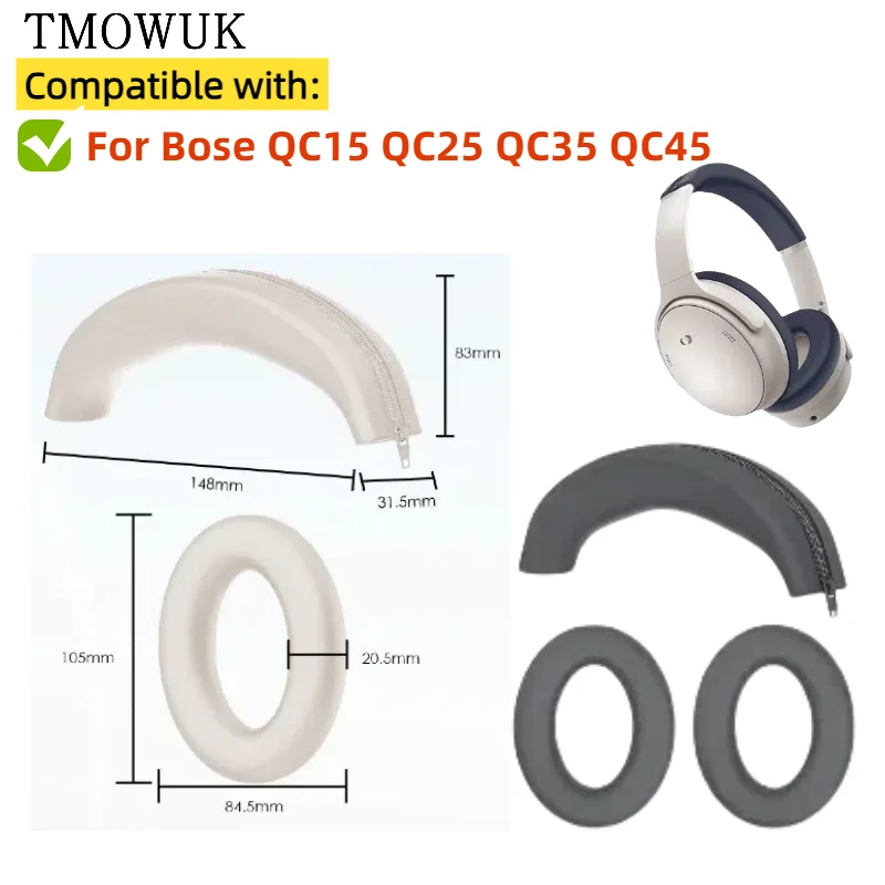 Bose QC15 QC25 QC35 QC45 Kulak - Bose Headphone Qc45 incelemesi ve fiyatı