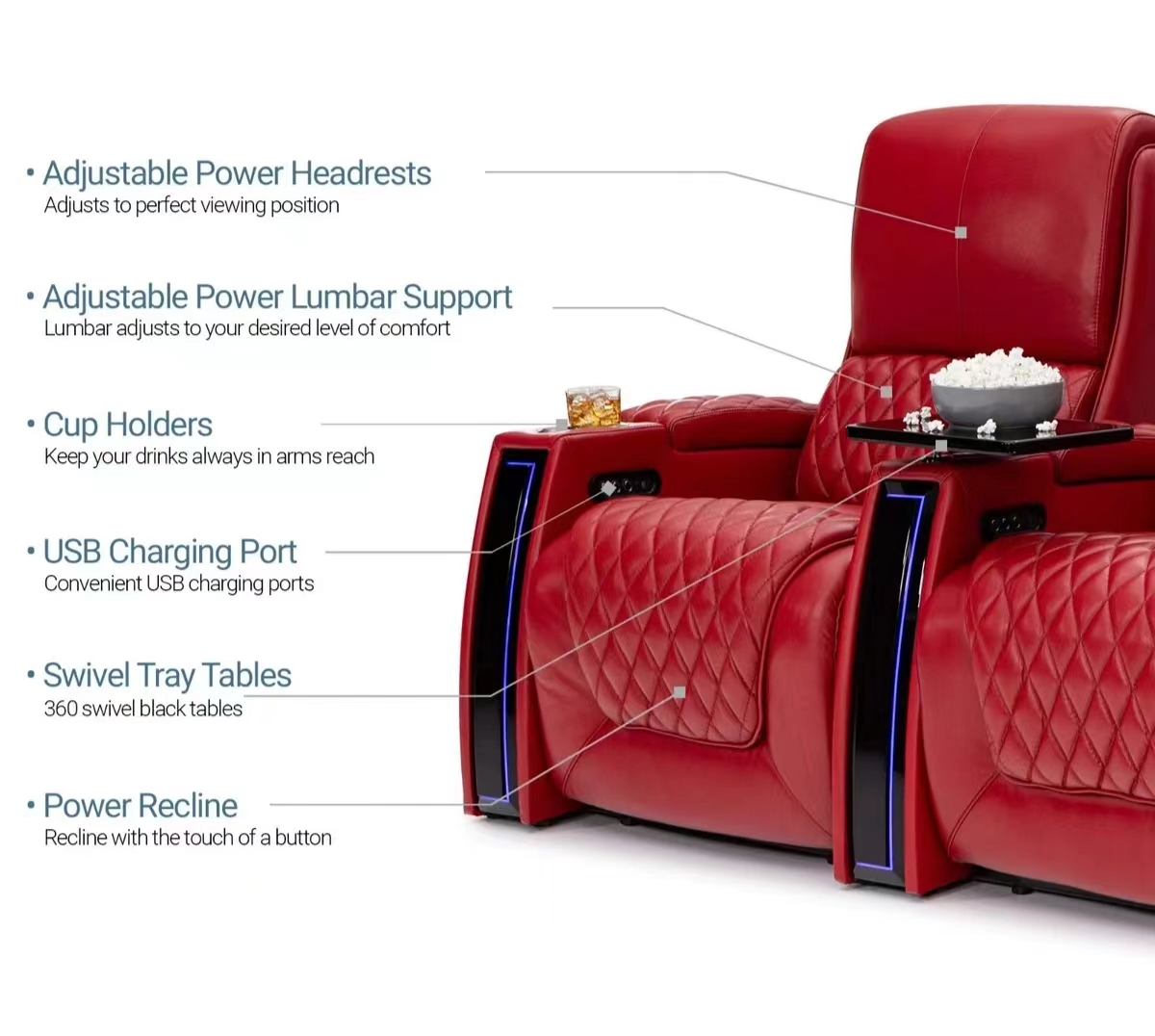 Fabrika Özel Üretim Elektrikli - Home Cinema Recliners incelemesi ve fiyatı