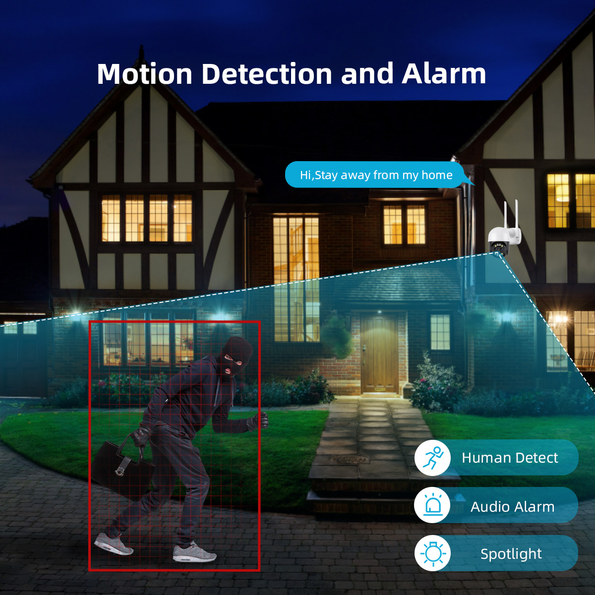8X Dijital Zoom 8MP PTZ WiFi K - Home Cinema Outdoor incelemesi ve fiyatı