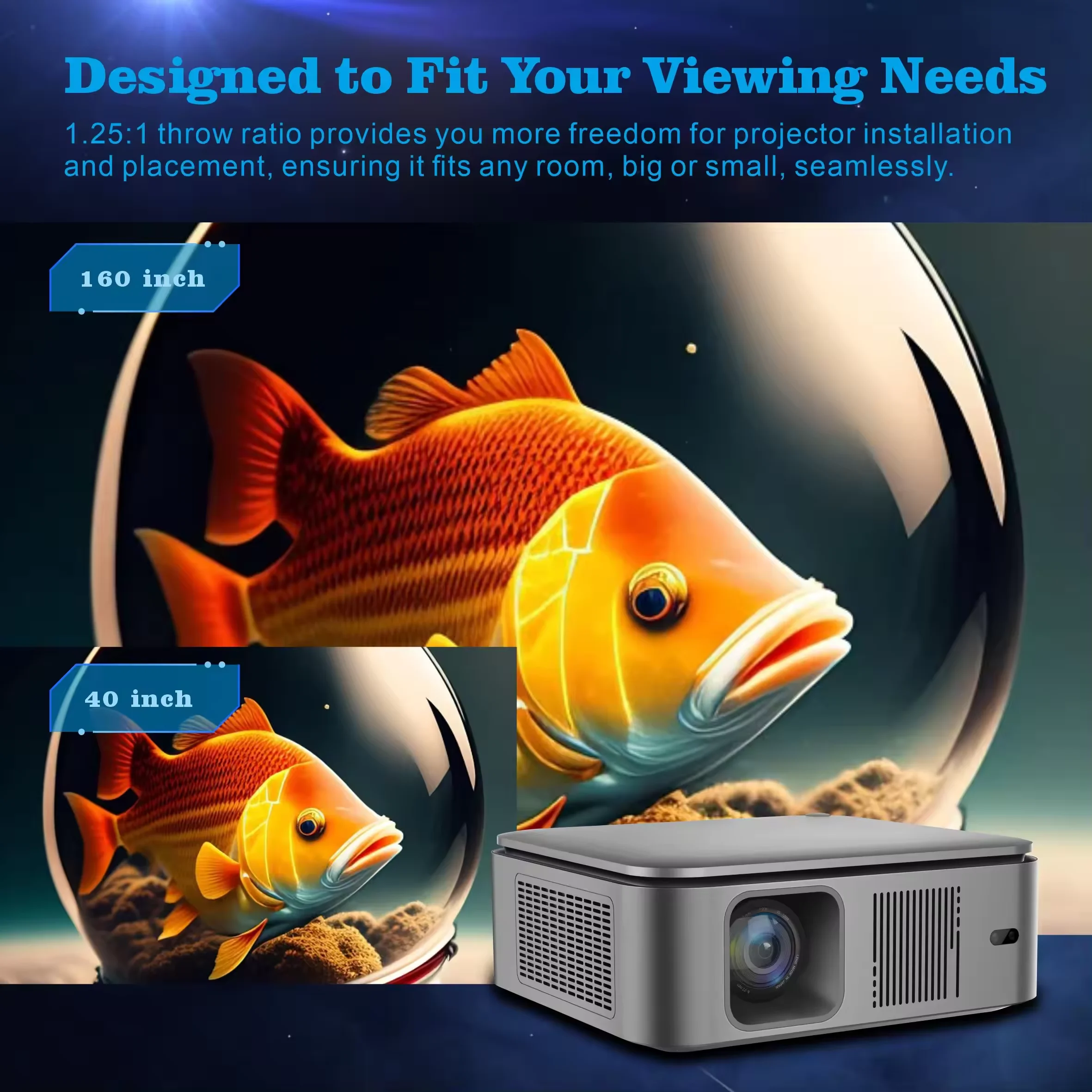 Yeni HD 1080P Projektör HY450  - Home Cinema Portable incelemesi ve fiyatı
