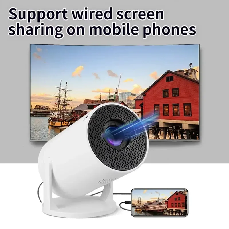 Yeni Mini HY300 Projektör 4K A - Home Cinema Projector 4K incelemesi ve fiyatı