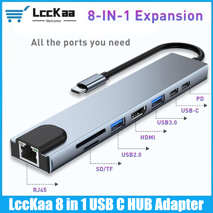 USB C Hub 8/7'si 1 arada 4K HD - Home Cinema Usb incelemesi ve fiyatı