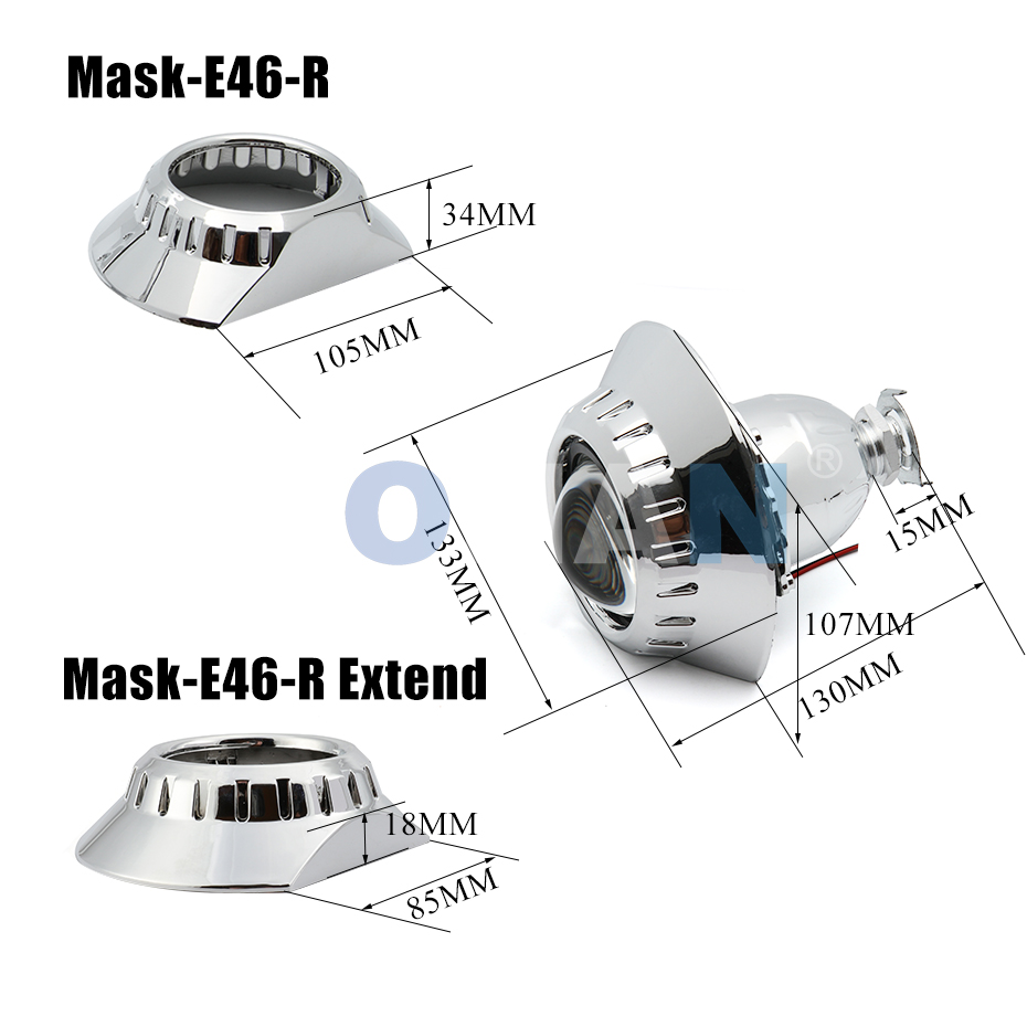 2.5 inç Bi Xenon projektör HID - Projector Lamp Replacement incelemesi ve fiyatı