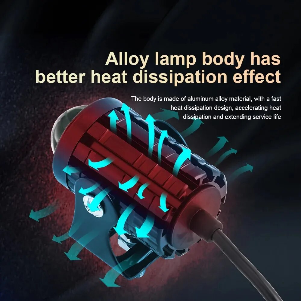 Evrensel Motosiklet LED Far Pr - Projector Lamp Replacement incelemesi ve fiyatı