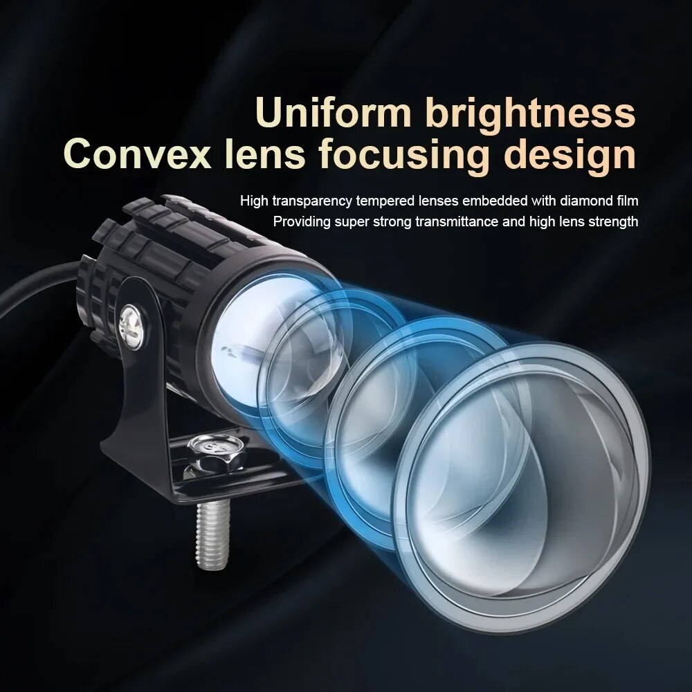 Evrensel Motosiklet LED Far Pr - Projector Lamp Replacement incelemesi ve fiyatı