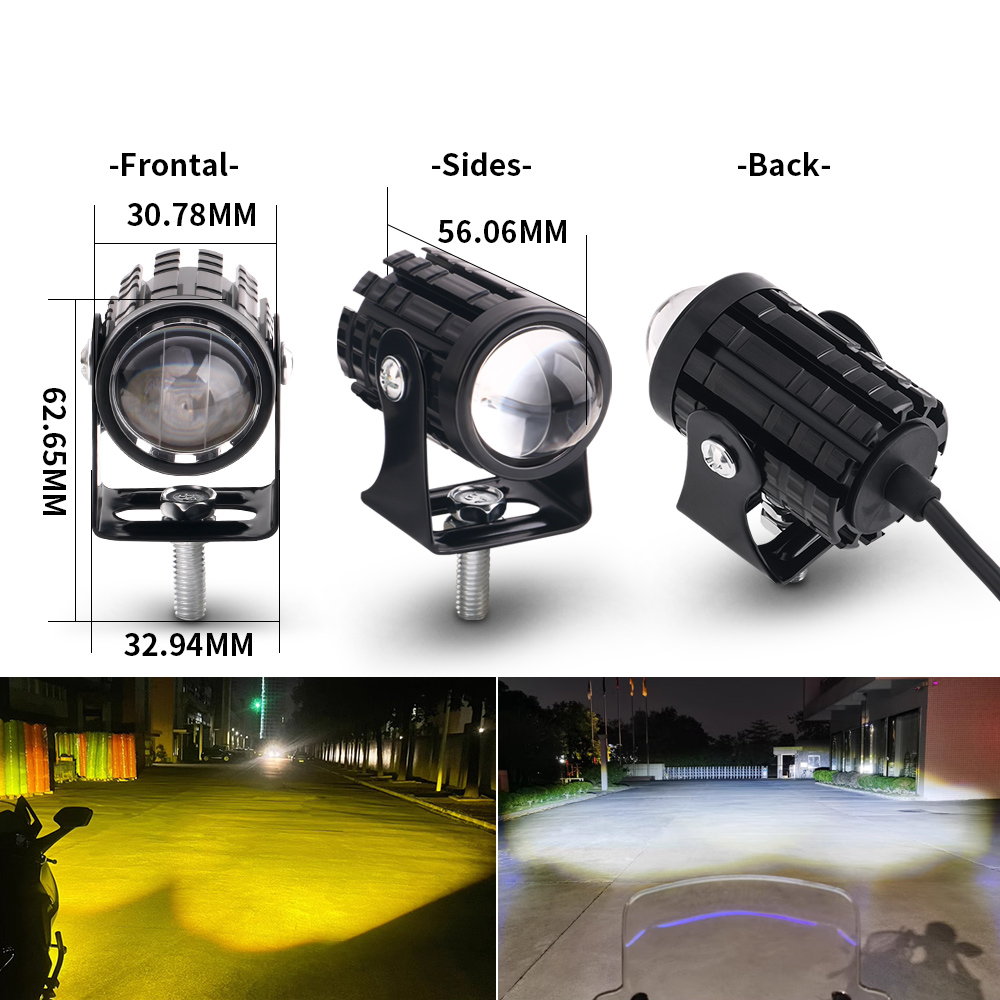 2 adet evrensel motosiklet LED - Projector Lamp Replacement incelemesi ve fiyatı