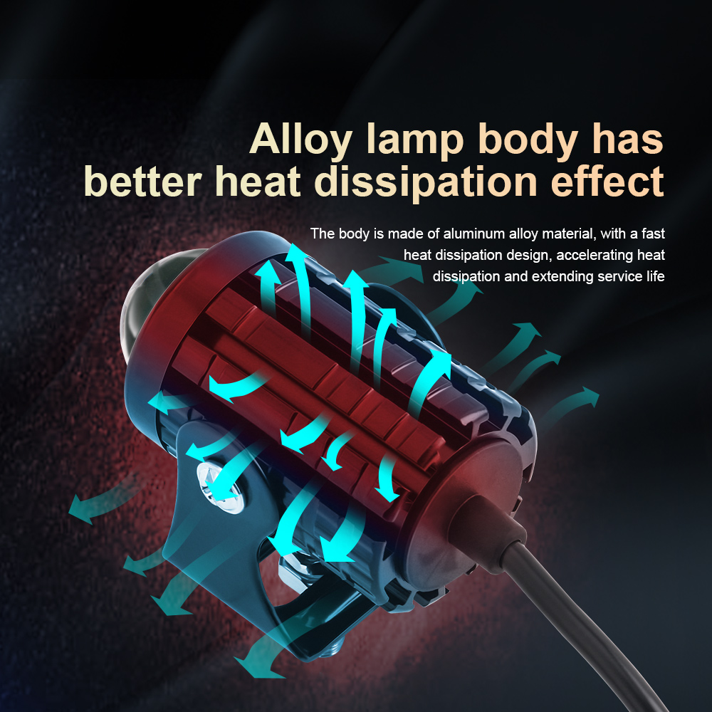 2 adet evrensel motosiklet LED - Projector Lamp Replacement incelemesi ve fiyatı