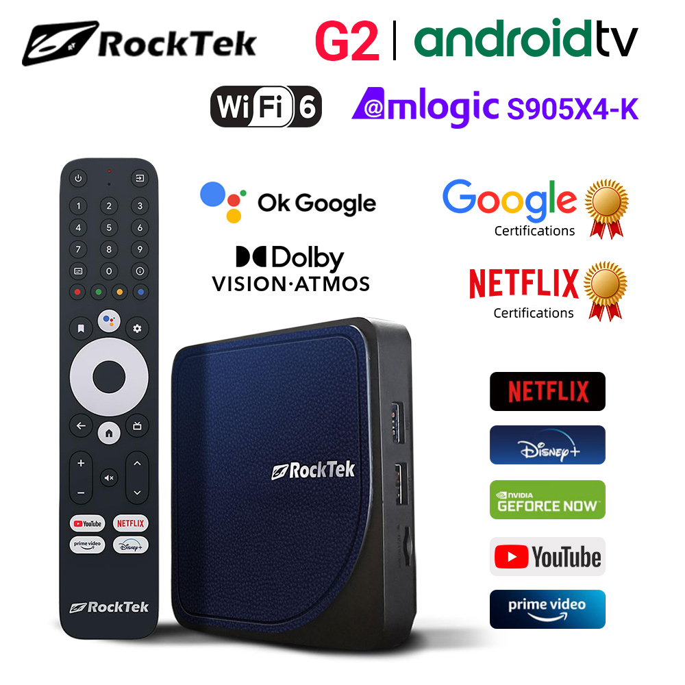 RockTek G2 4K Android TV 14 AT - Home Cinema Dolby Atmos incelemesi ve fiyatı