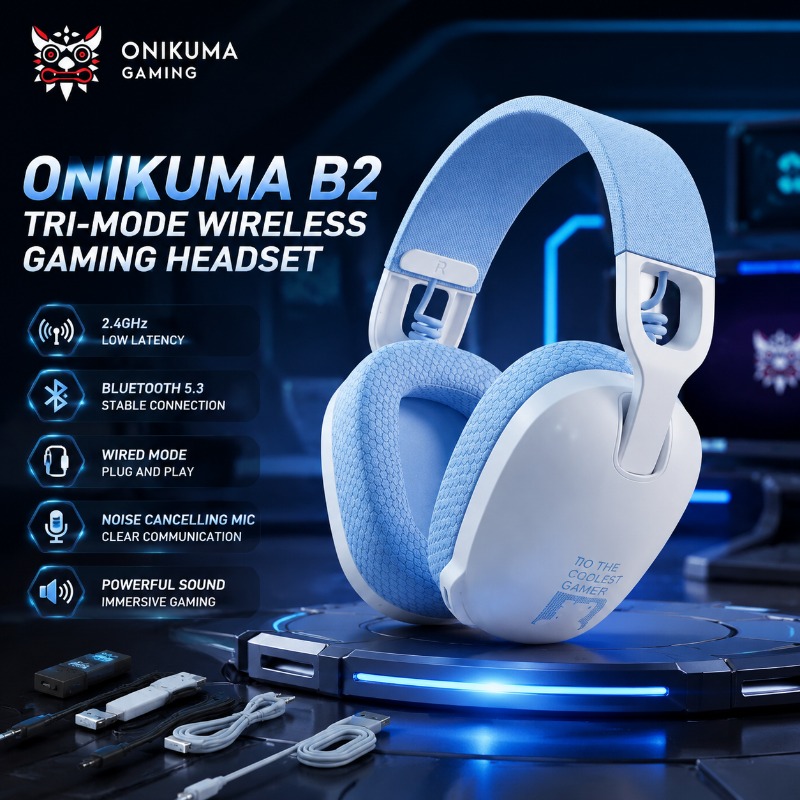 Onikuma B2 Oyun Kulaklığı Üç M - Home Cinema Headphones incelemesi ve fiyatı