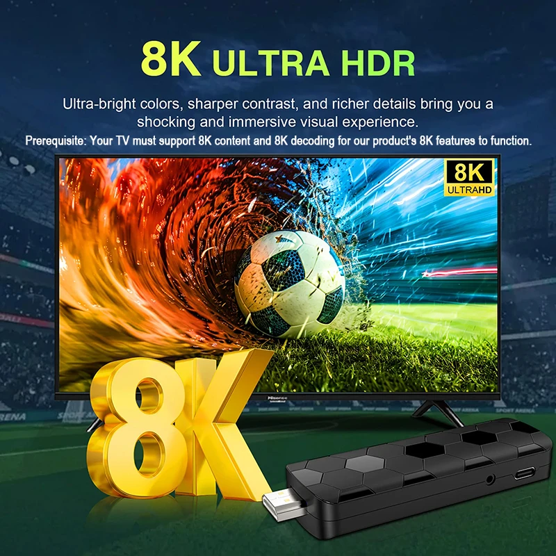 Android 16 8K Ultra HD TV Stic - Home Cinema Player incelemesi ve fiyatı