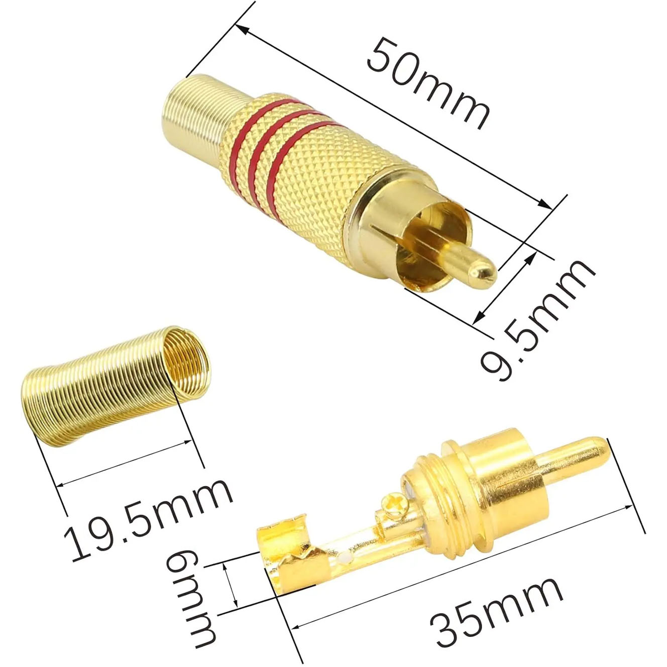 4 adet RCA fiş altın kaplama l - Home Cinema Heos incelemesi ve fiyatı